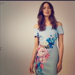 Ted Baker Raspberry Ripple Bardot size 1 US 4